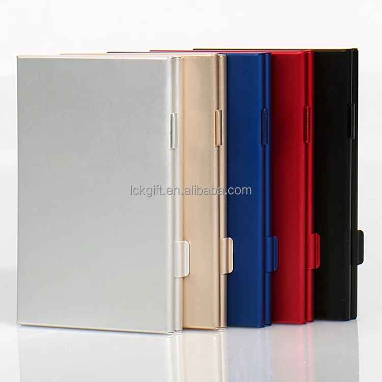Custom Personalized Cheap Black Double Layers Metal Aluminum Alloy Card Holder for SD card, TF card