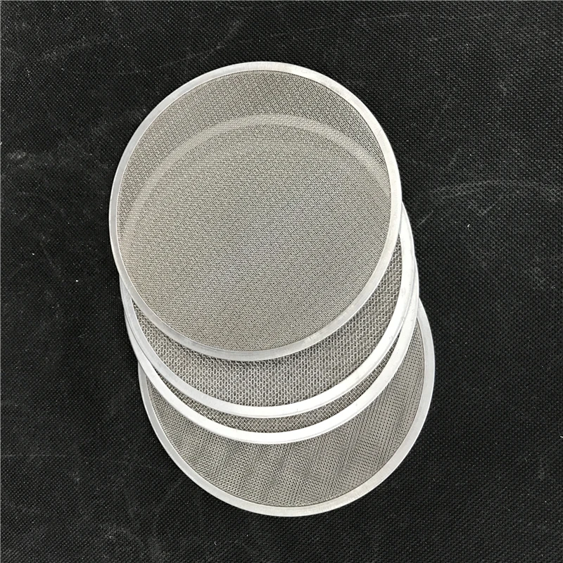 
 dutch woven spot welded stainless steel coffee filter disc 0.2 mm 250 mesh  