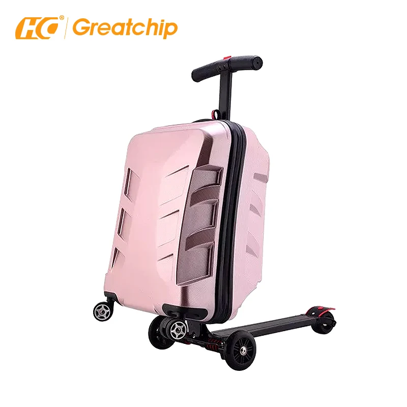 Fashion Suitcase Foldable Scooter Luggage