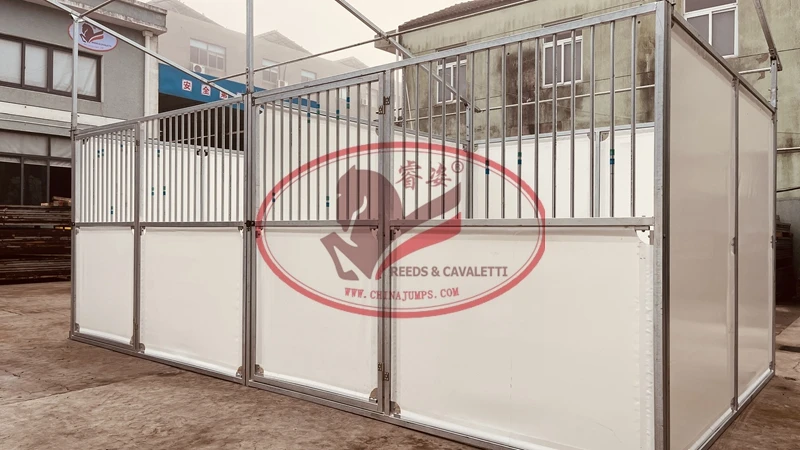 PVC Portable Horse Stable Horse Stall horse box with PVC roofing
