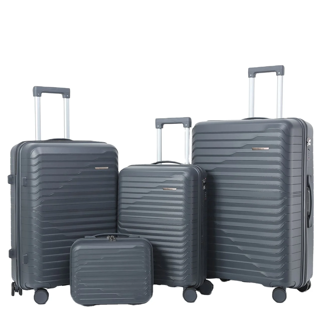 high quality pp Customized Color travelling bags luggage trolley set suitcase for trips