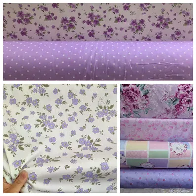 100% Cotton DIY Printed Fabric Woven Technique for Home Textile Use-for Dresses Sofas Curtains Beddings