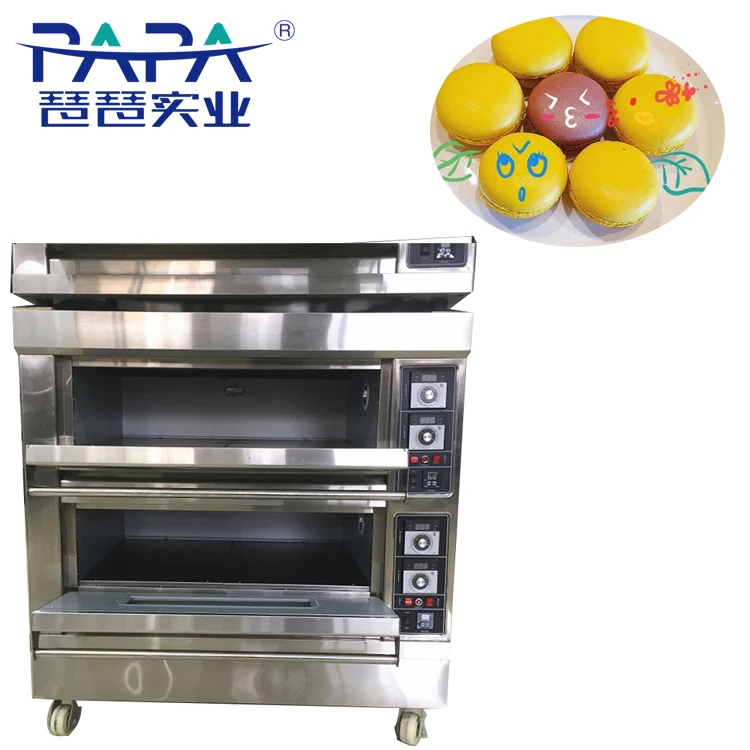 2 layers 4 trays cookie cake bread maamoul biscuits deck oven electric gas pizza baking oven