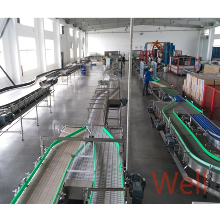 
Table top food and beverage conveyor belts systems 