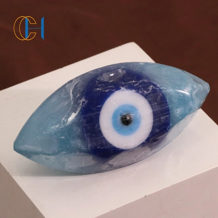 C&H 7 Color Handmade Chakra Relaxing Private Label  Clear Stone Bar Aroma Transparent Opal Yoga  Liquid Body Crystal Soap