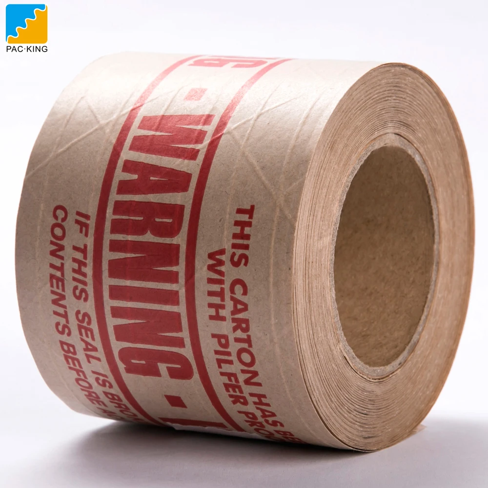 Brown Color Kraft Paper Gummed Tape For Packaging