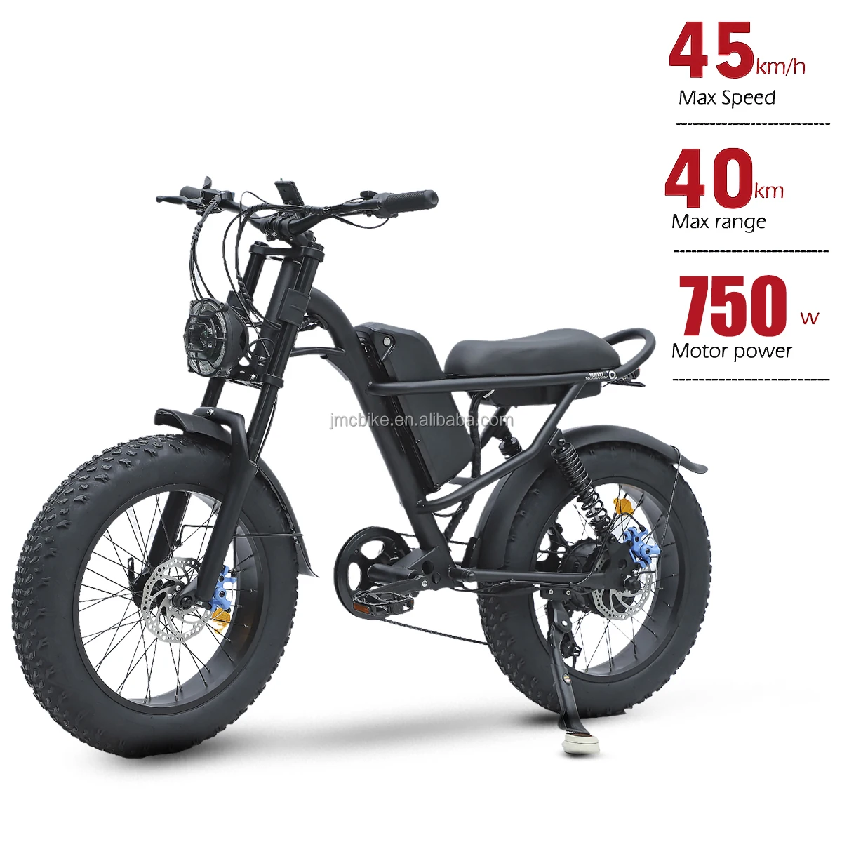 Double Spring Suspensions 20inch 120km Long Range 7 Speed Ebike Snow Fat Tire E-MTB