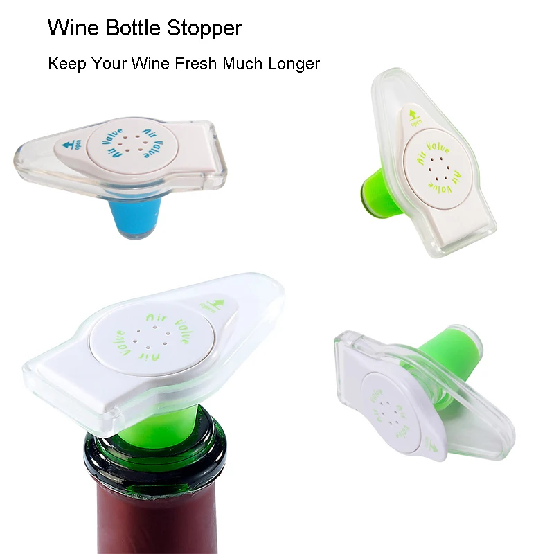 Wine bottle stopper,wine cork keep wine fresh with vacuum sealer