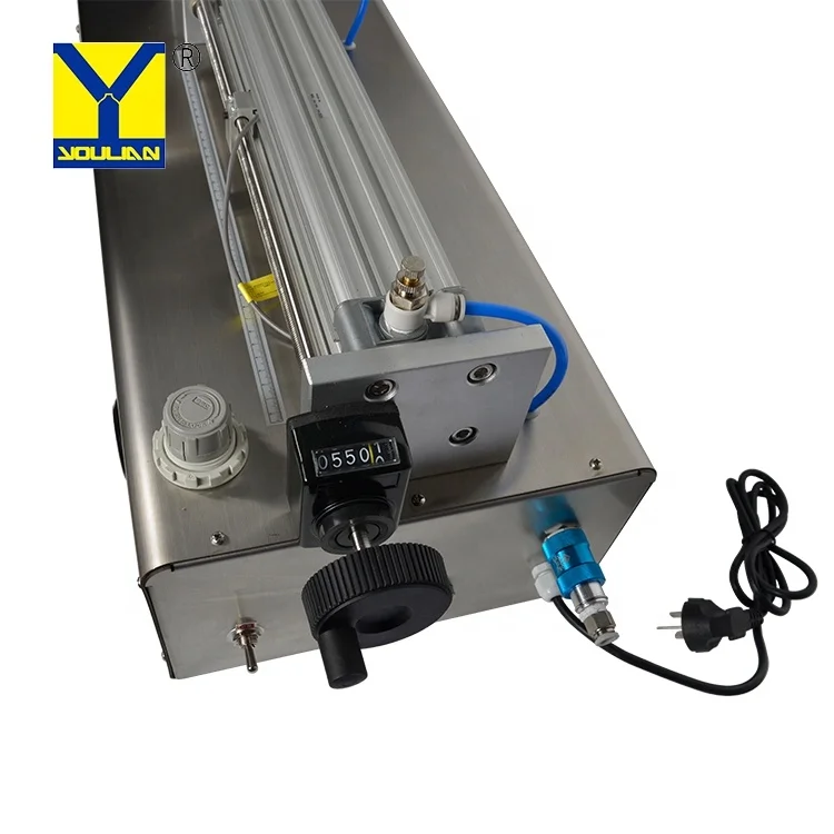 G1WYD Semi Automatic Single Head Horizontal Piston Liquid Filler Water Juice Wine Oil Bottle Liquid Filling Machine