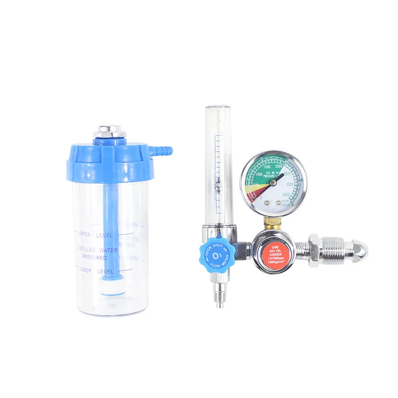 Richu-oxygen- Medical Yamato Regulator Valve Oxygen Regulator with Flow Meter Or-x15 for Oxygen High Quality Valve 52*43*33 14.3