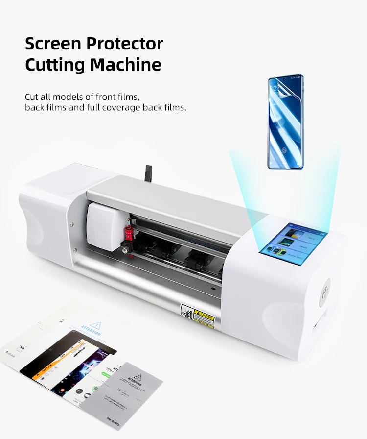 hydrogel mobile phone film\nhydrogel sheets screen protector\nscreen protection machine\nscreen protector cutter\nscreen protector cutting machines\nunlimited hydrogel machine\nunlimited hydrogel tpu film cutter plotter machine