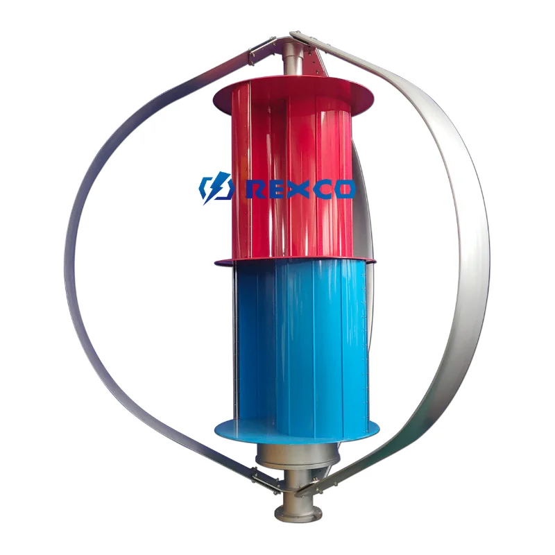 China New Energy Factory Small Wind Turbine 300W Alternator Vertical Axis Wind Generator