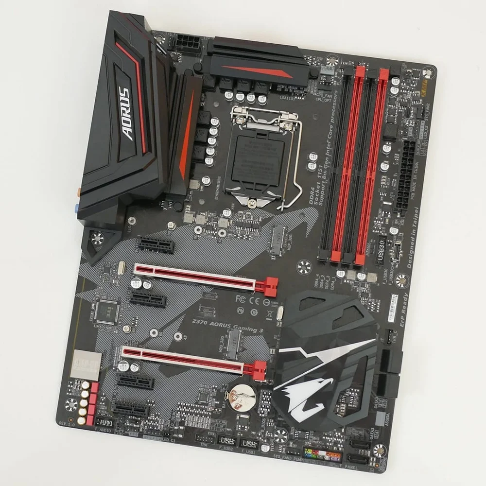 GA Z370 AORUS Gaming 3 для Gigabyte LGA 1151 DDR4 64 Гб PCI-E 0 ATX настольная Материнская плата высокого качества