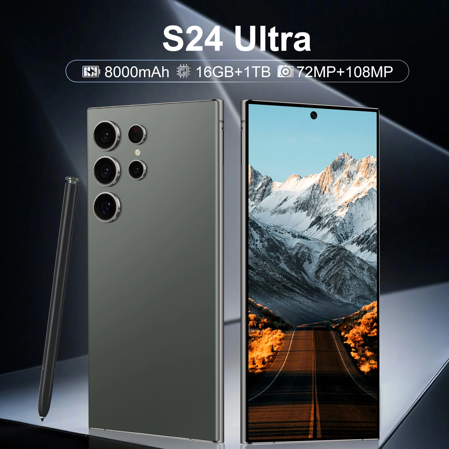 2024 New Arrival sumsung S24 Ultra Phone Version Mobile Phone 16GB+1TB Android 12 Cellphones Unlocked Smartphone