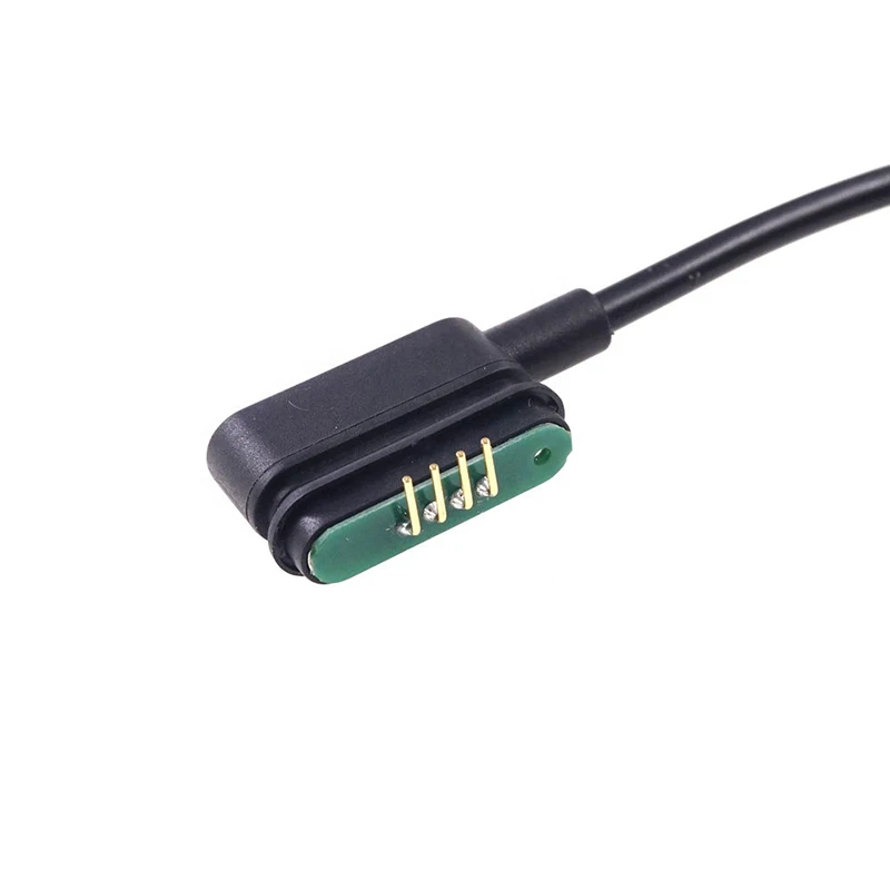 90 Degree USB Male A Strong Force 500G Pogopin Angled Female PCB 12V 3A 4 Pin Pogo Pin Magnetic Connector