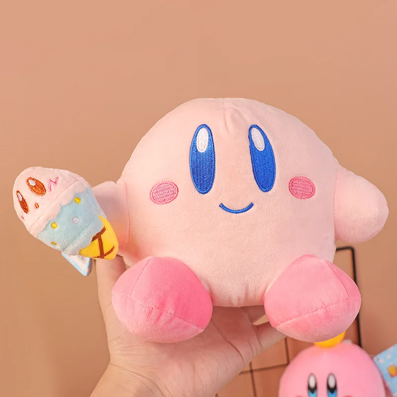 15cm Star Kirby Plush Stuffed Toys Cute Soft Cartoon Anime Figures Dolls Pendant Kids Birthday Gifts