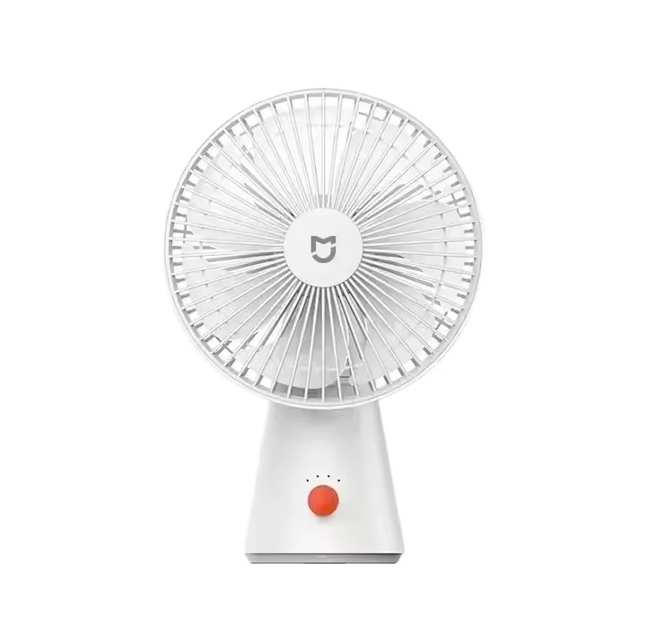 Global Xiao mi Desktop Mobile Fan Handheld Dual-use Soft Air For Office School USB Rechargeable Fan 4000mAh Smart Fan