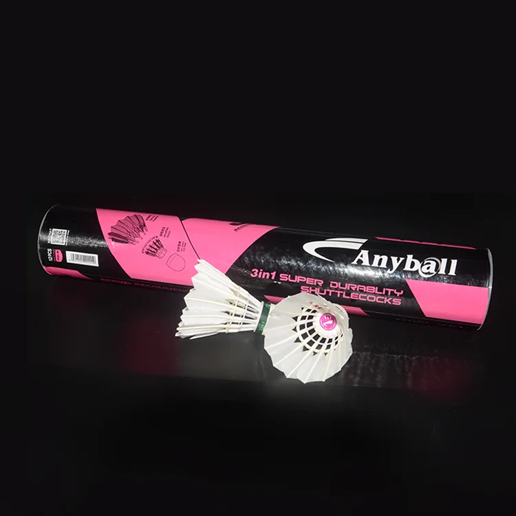 3in1 Original Factory Wholesale Shuttles EVA Cork Goose Feather Cheap Shuttlecock for Badminton Sports Training