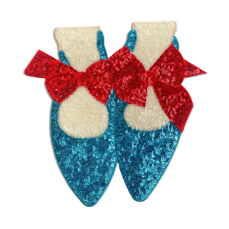 Hot sale High heels shoes CC Tassel slipper sneaker boots owl cat  Patch Decoration Applique for clothing