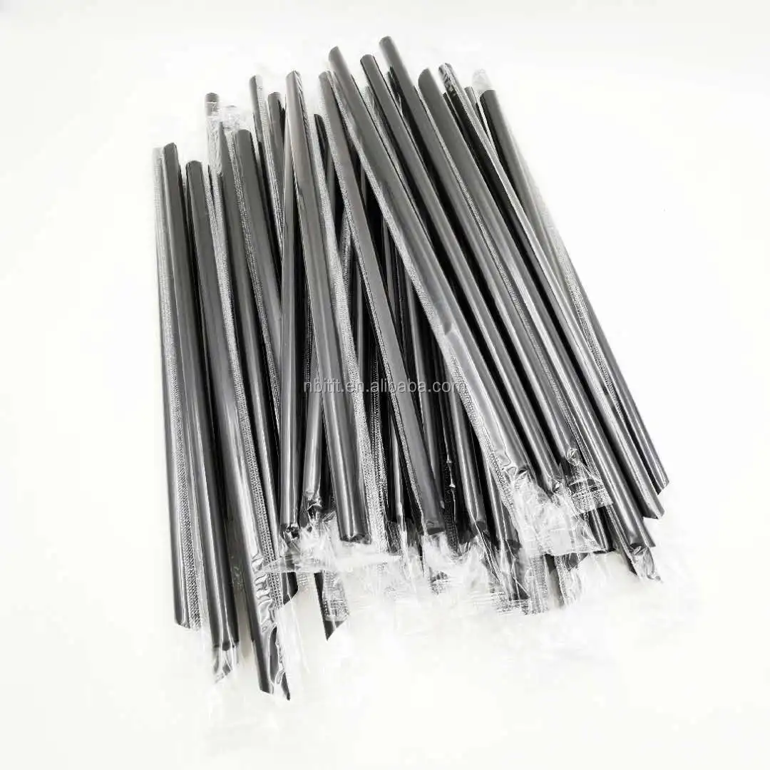 Individually Wrapped Eco Friendly Durable Low Price Plastic PP Drinking Straws