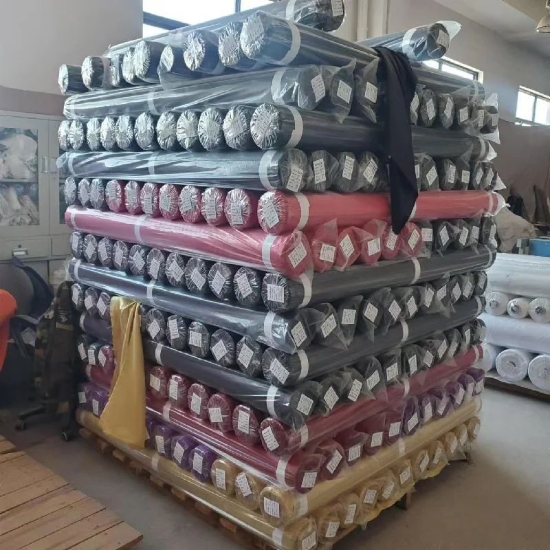 Cheap Sale Small Rolls Wrinkle Free Woven Plain Satin Fabrics For Lining Underwear