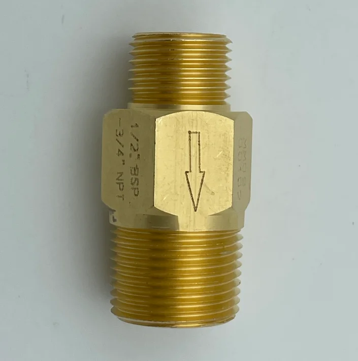 Factory Outlet High Quality Brass Gas Non Return Check Valve
