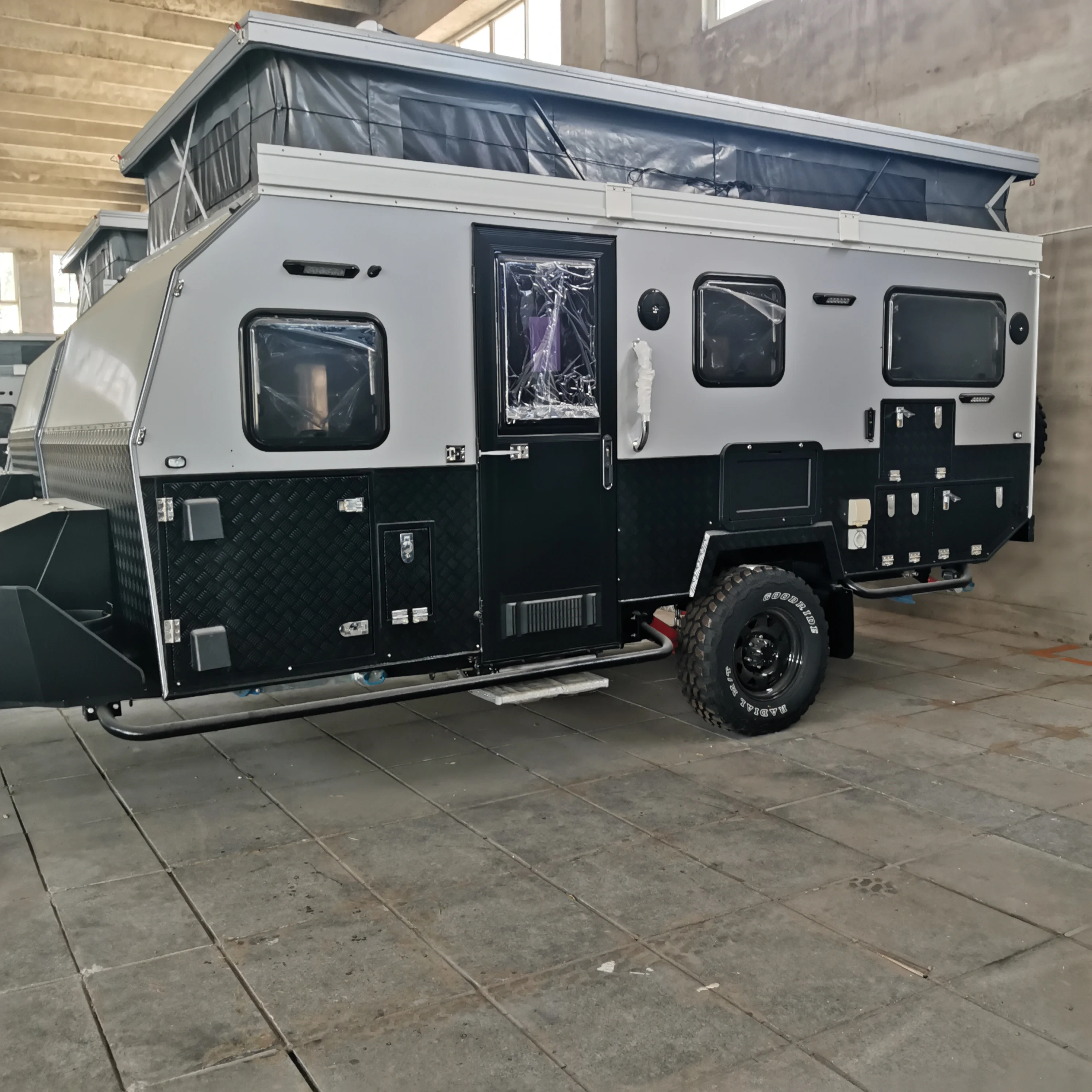 Australian standards 6 people large family caravan travel trailers