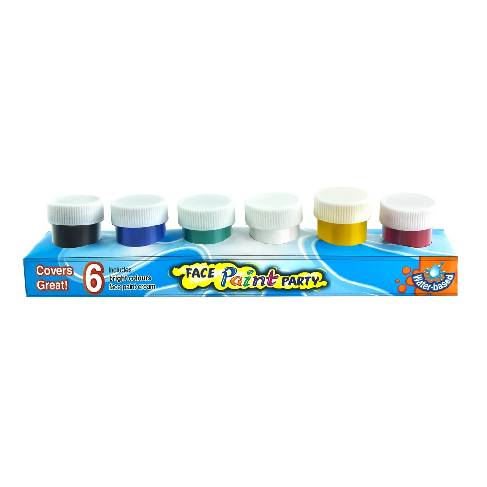 Wholesale Natural Water Activated Face Paint Set Party Makeup Professional Kids Diy Body Face Painting Kit