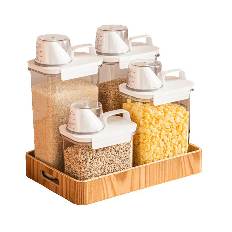 Kitchen Accessories Containers Storage Keep Your Kitchen Fresh With This Airtight Container Canister SetNewest Plastic Durable K