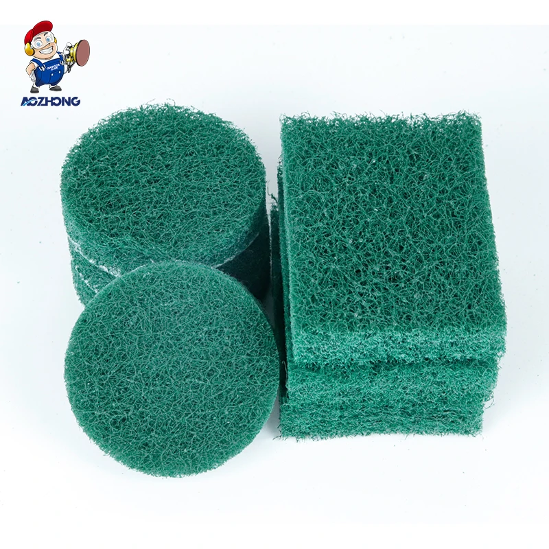 Nylon Scouring Pad Material Cleaning Abrasive Buffing Pads Material Tile Scrubber Scouring for Industry Deburring