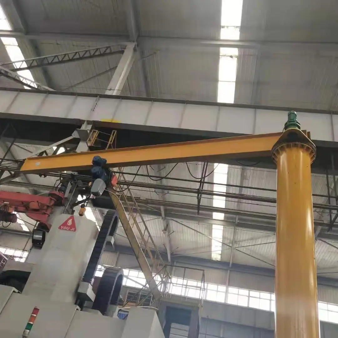 Marine Folding Forklift BZD 0.5 1 2 3 4 5 6 7 8 9 10 Ton Small Mobile Portable Lifting Jib Arm Cranes Crane with Electric Hoist
