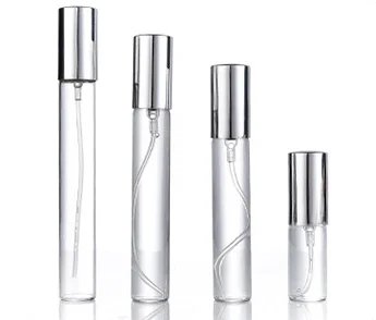 Travel-Size Cosmetic Glass Spray Bottles for Perfumes Clear round 5ml 8ml 10ml 15ml Perfume Bottles