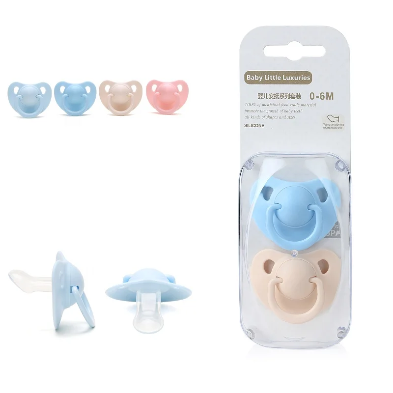 0-6 Months Promotional Luxury New born  Baby Gift Box Pacifier Set  2 Packs