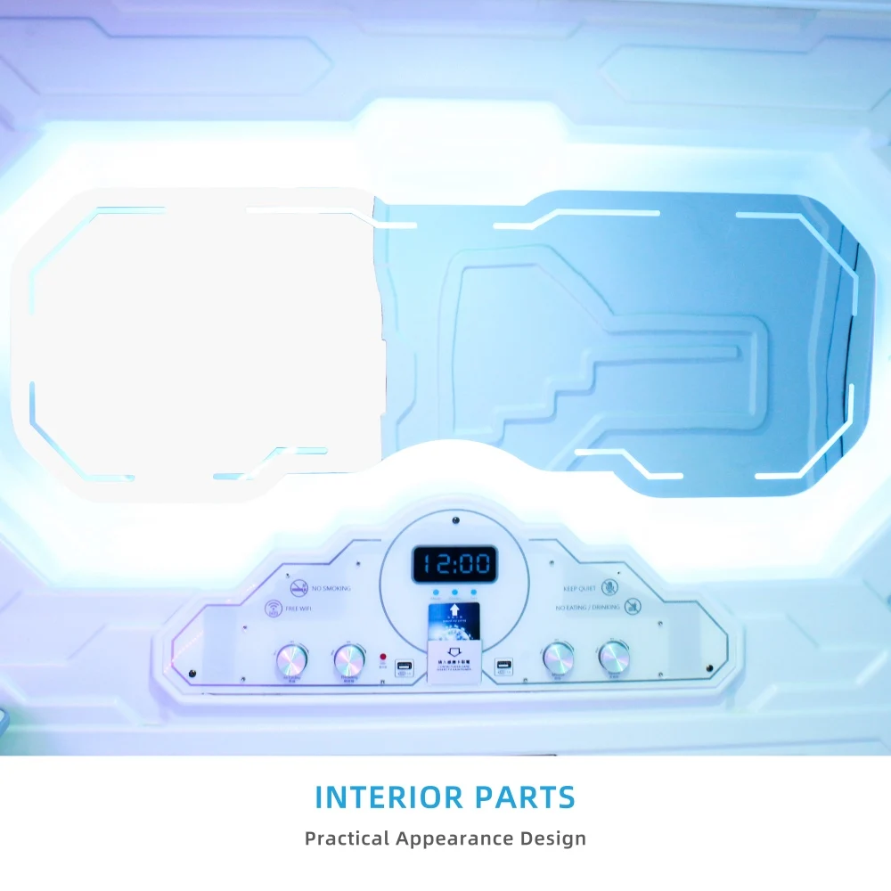 
WIMI Cheap Newest Soundproof Capsule Hotel Unique Sleeping Pod Capsule Luxury Space Capsule Hotel Made From China 