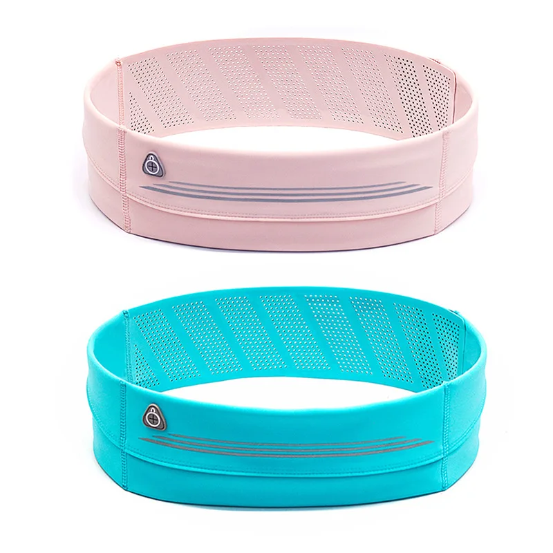 Sports waist pack mobile phone bag Velcro around men and women outdoor fitness waterproof wear reduction