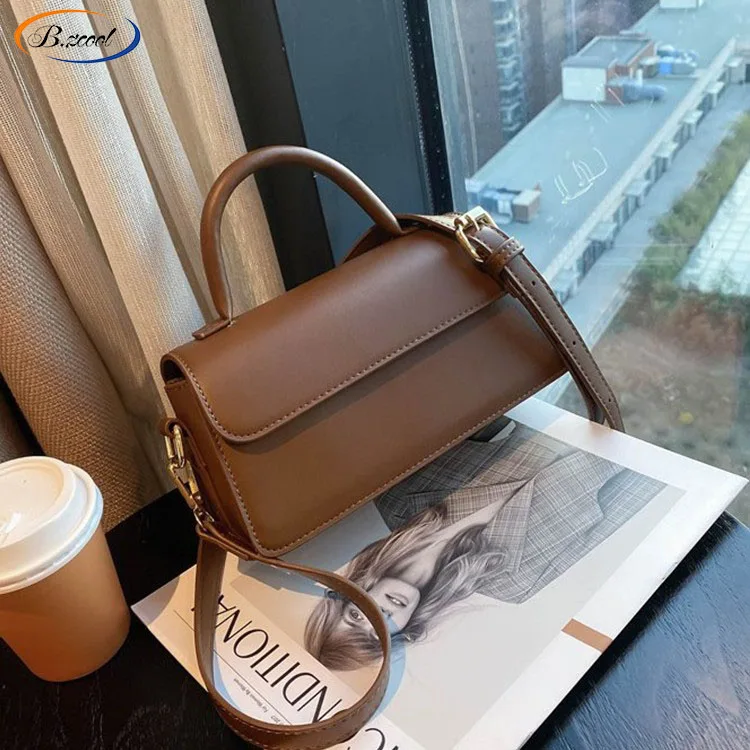 Magnetic Button Pu Leather Handbags Fashion Pure Color Cover Women Bags Shoulder Bag Fashionable handle Ladies Hand Bags RY73186