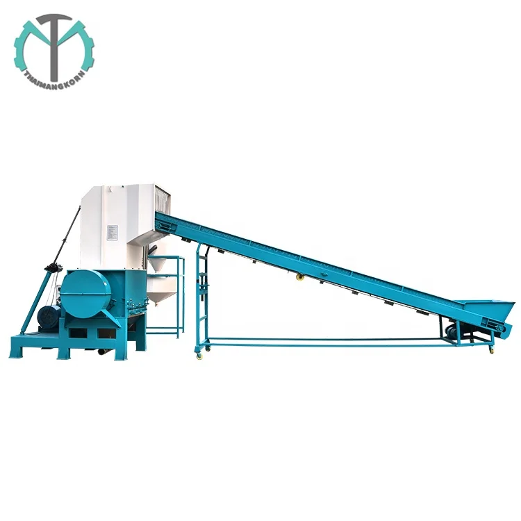Customized heavy plastic bucket bottle crushing waste tire rubber crusher plastic shredder in cheap price