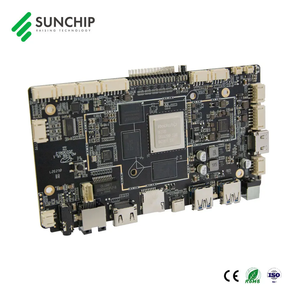 Robot Smart Camera Embedded System Development Boards RK3588 Octa Core 6.0Tops Industrial PCBA for AI Box