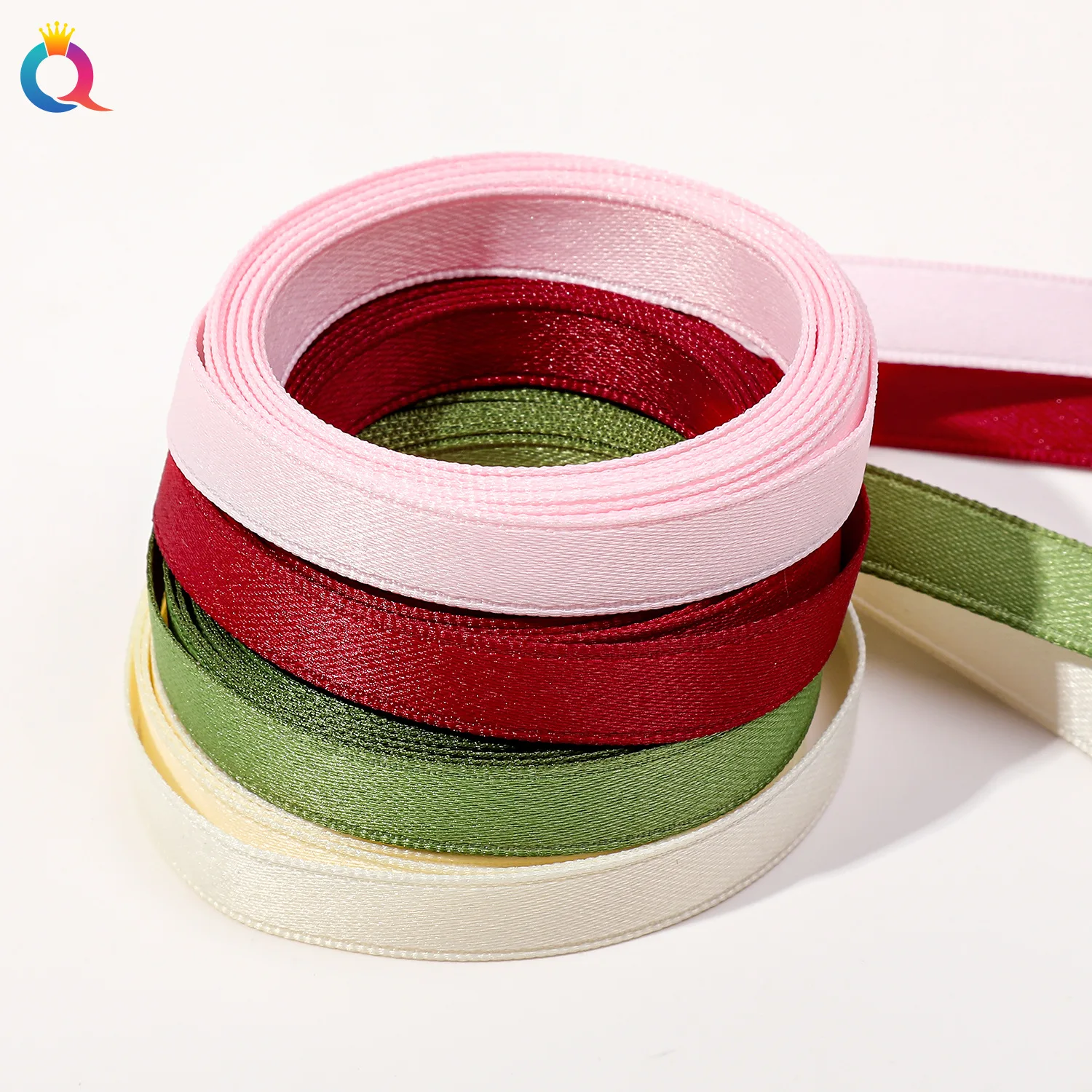 Qiyue 2 Piece Black Hair Clip with Ribbon Bag Packing Women Hair Accessory