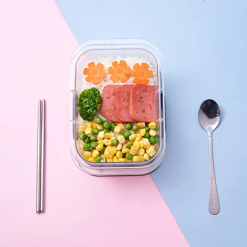 Airtight Pantry Organization Clear Plastic BPA Free Fridge Food Storage Container with Lid