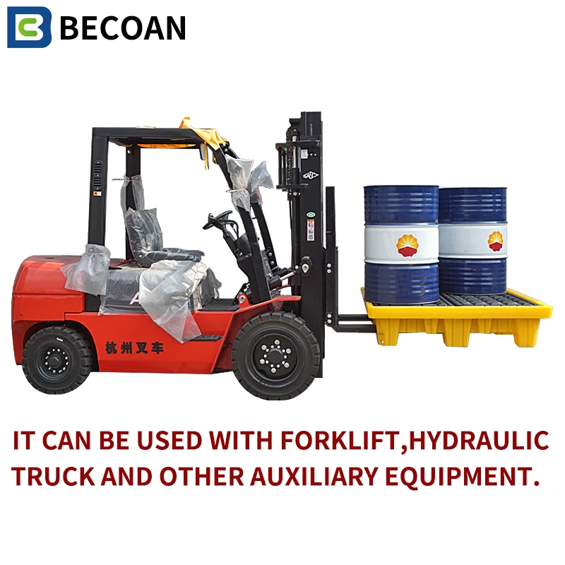 Best quality good price can waterproof anti-leakage 4 drum spill pallets