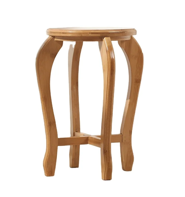 Экологически чистая мебель для гостиной в античном стиле, деревянный круглый стул