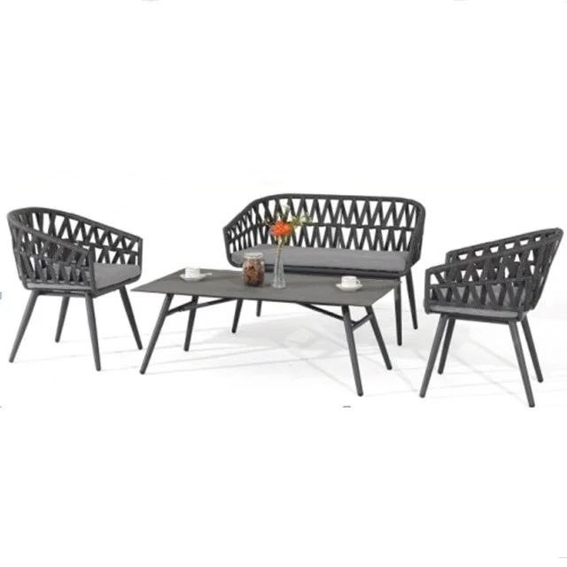 
outdoor natural rattan wicker sofa set 