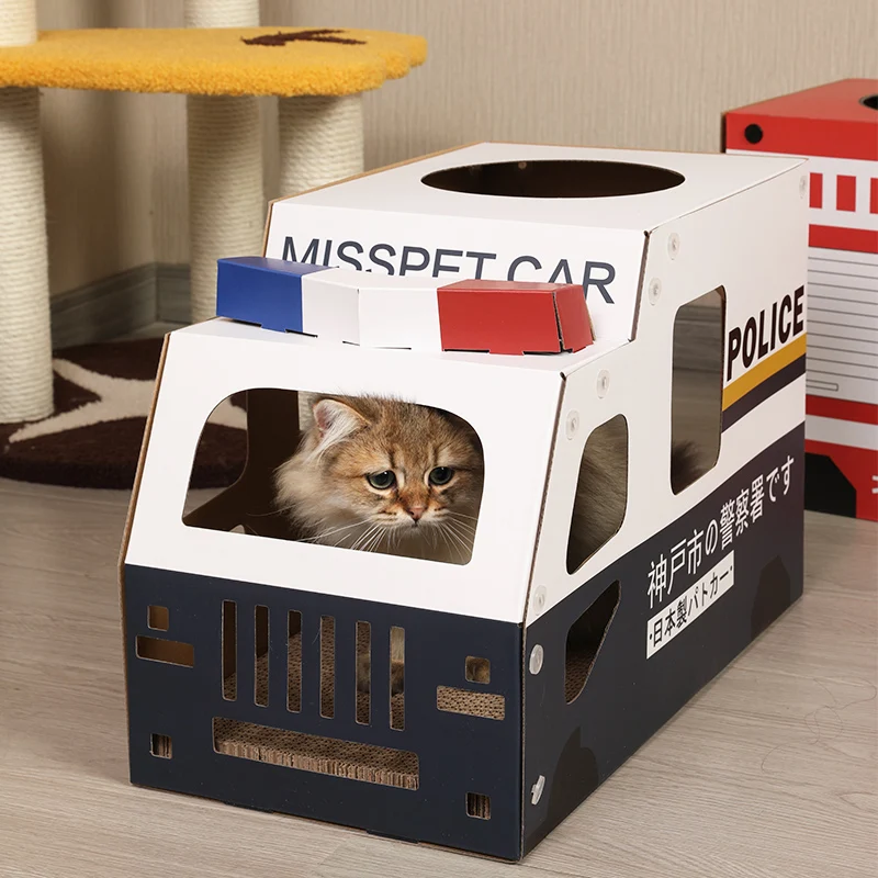 Автомобильная чесалка для кошек, картонная Когтеточка «сделай сам», игрушки для кошек, товары для дропшиппинга 2021