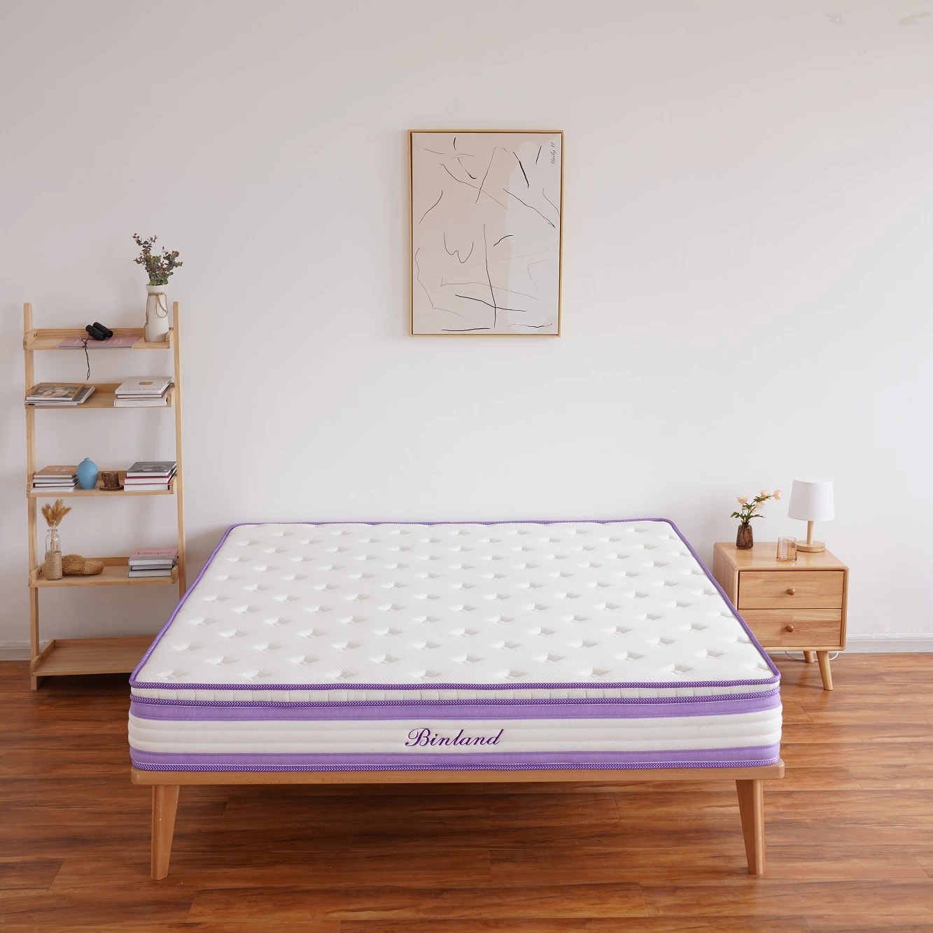 2022 hot sale 12 inch Super luxury 7 zone spring gel memory foam Medium hard mattress