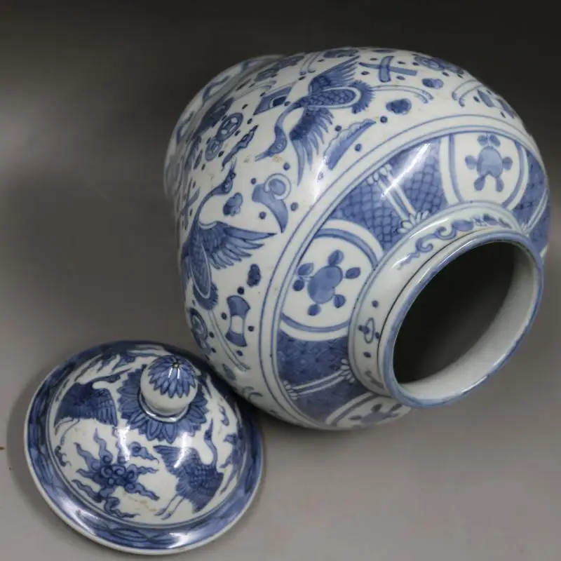 High quality chinese porcelain antique chinese temple food jar wholesale ceramic cookie jars