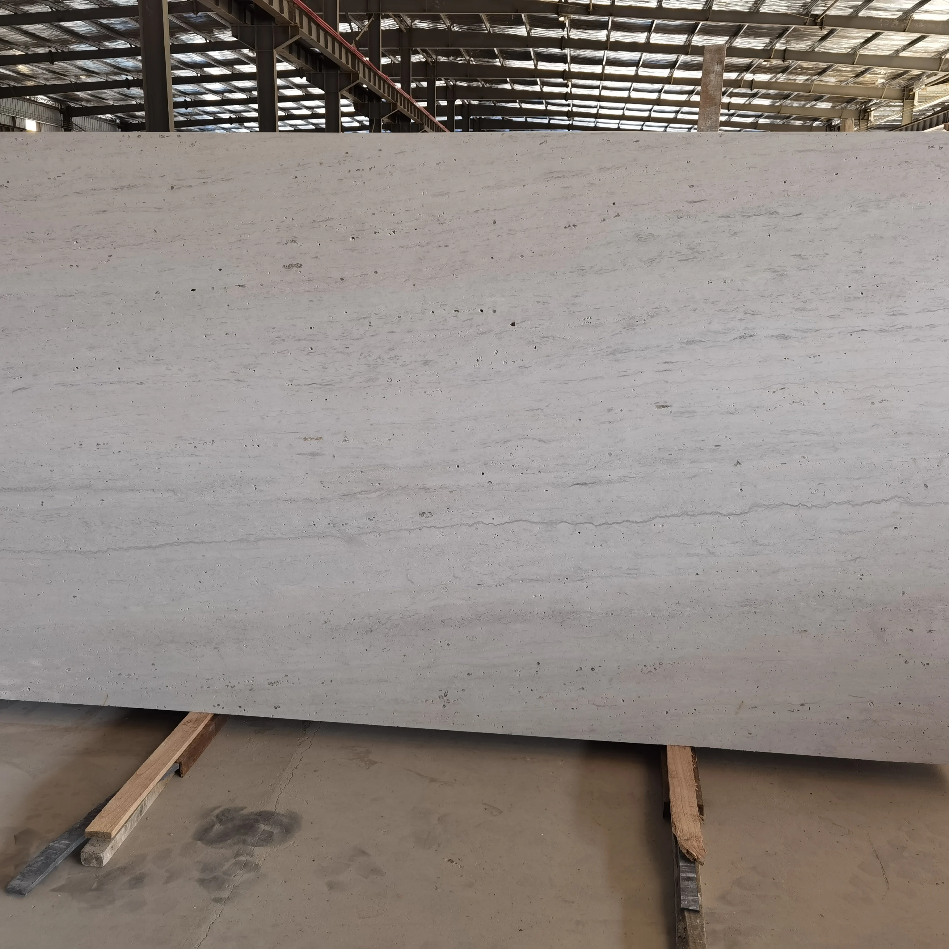 Grey Travertine Slabs Travertine Tiles for Hotel Wall