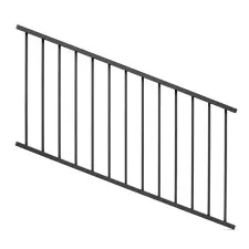 Horizontal outdoor metal 4foot system design aluminium railing fences