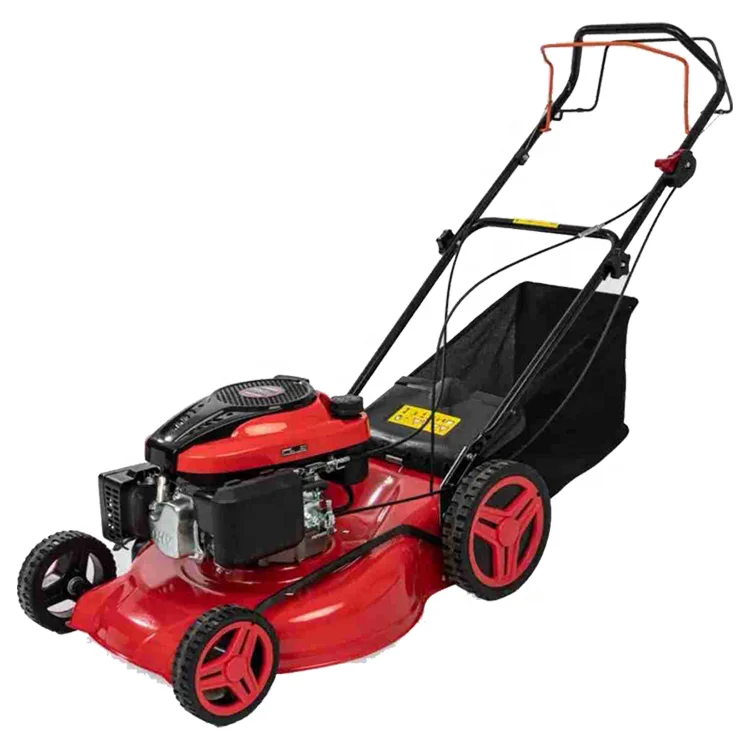 ZZGD Gasoline lawn mower self-proelled garden lawn mower 18 inch lawn mower