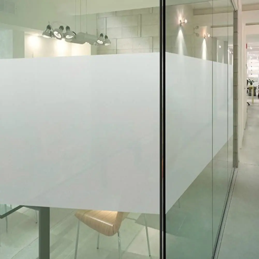 Matt Frosted Self Adhesive Glass Window Film For Decoration And Protection